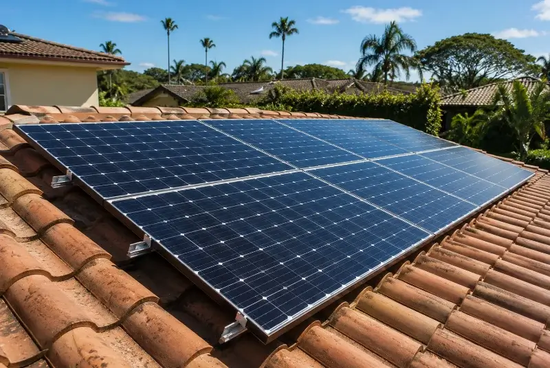 Installation de panneaux solaires à Pamproux