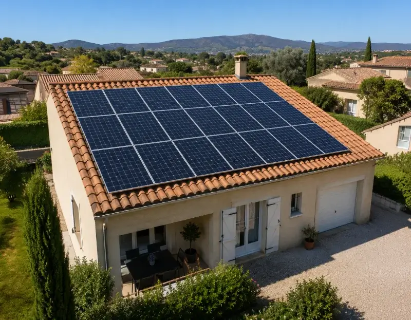 Prime à l'autoconsommation panneaux solaires Pamproux — aide financière de l'État